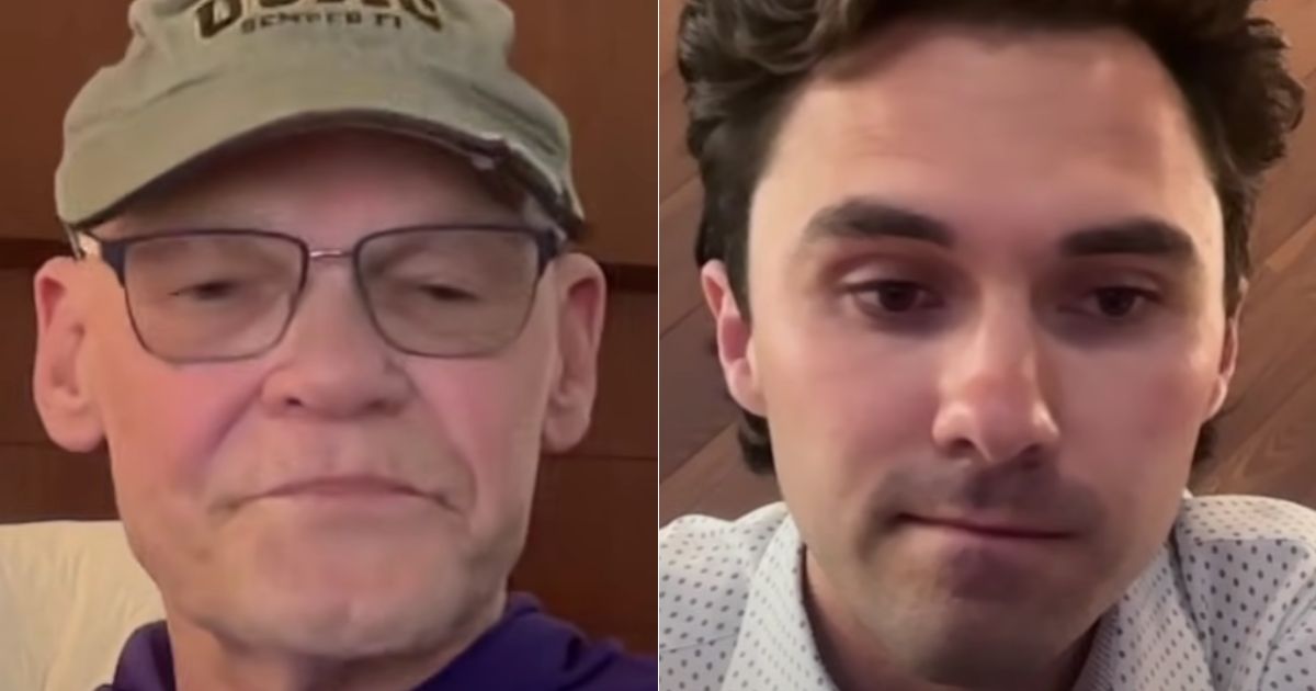 During a podcast which aired on Wednesday, James Carville, left, debated DNC Vice Chair David Hogg, right, over the future of the Democratic Party.