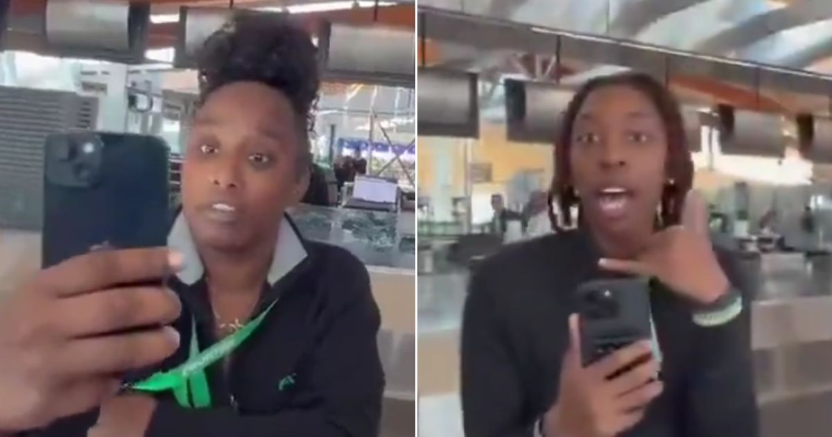 Frontier Airlines workers shown in a video that went viral on social media appeared unsympathetic to a traveler's plight Wednesday.