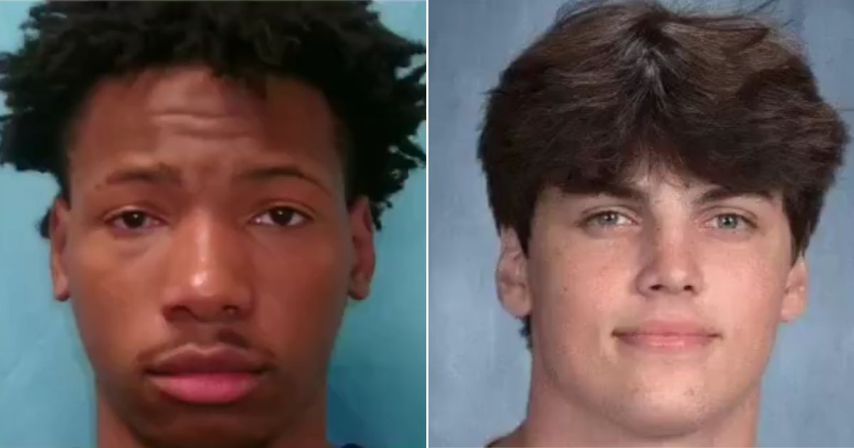 Karmelo Anthony, left, who is accused of murder in the stabbing death of Austin Metcalf, right, has been moved to a new location because his defense team complained of dangerous threats and harassment.
