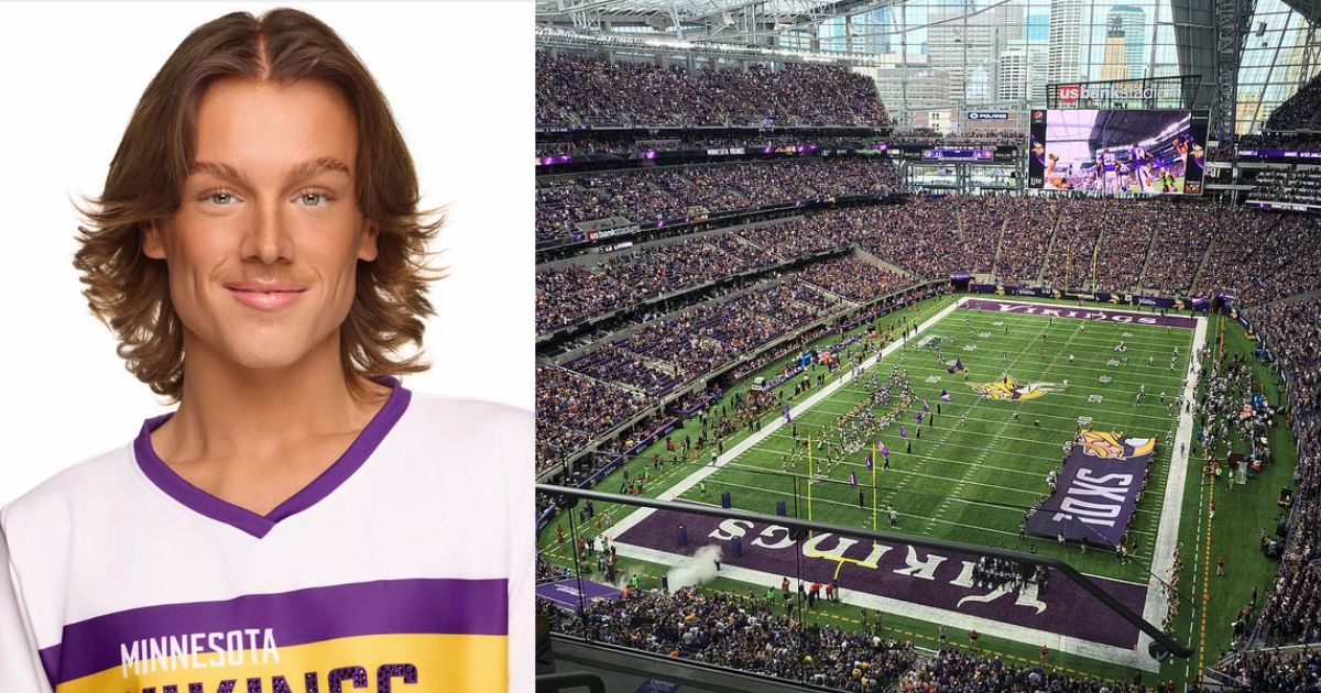 A male cheerleader named Blaize will be on the Minnesota Vikings cheer squad in the 2025-2026 season.