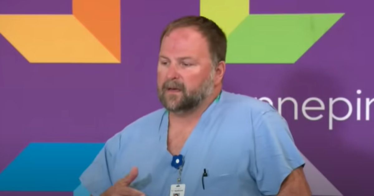 Dr. Jon Gayken described the heroism that occurred at Hennepin Healthcare after a self-proclaimed transgender school shooter killed two people and injured 17 others at a Roman Catholic school in Minneapolis, Minnesota, on Aug. 27, 2025.