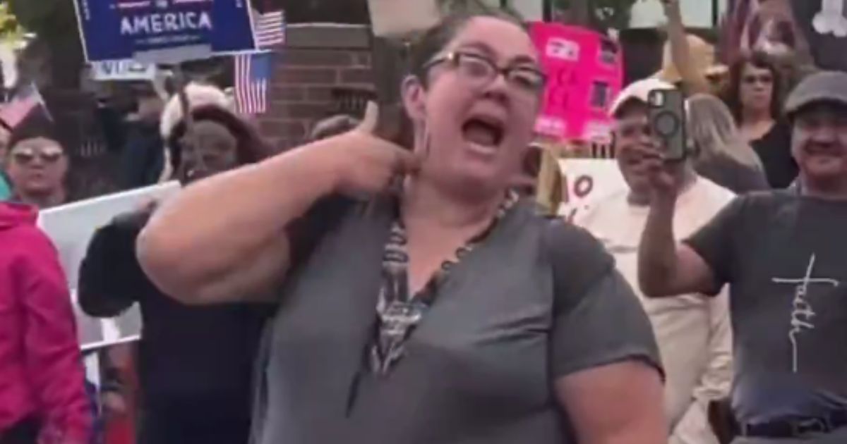 Lucy Martinez, a teacher at Nathan Hale Elementary School, was caught on video mocking the Charlie Kirk assassination at a "No Kings" protest in Chicago, Illinois, on Saturday.
