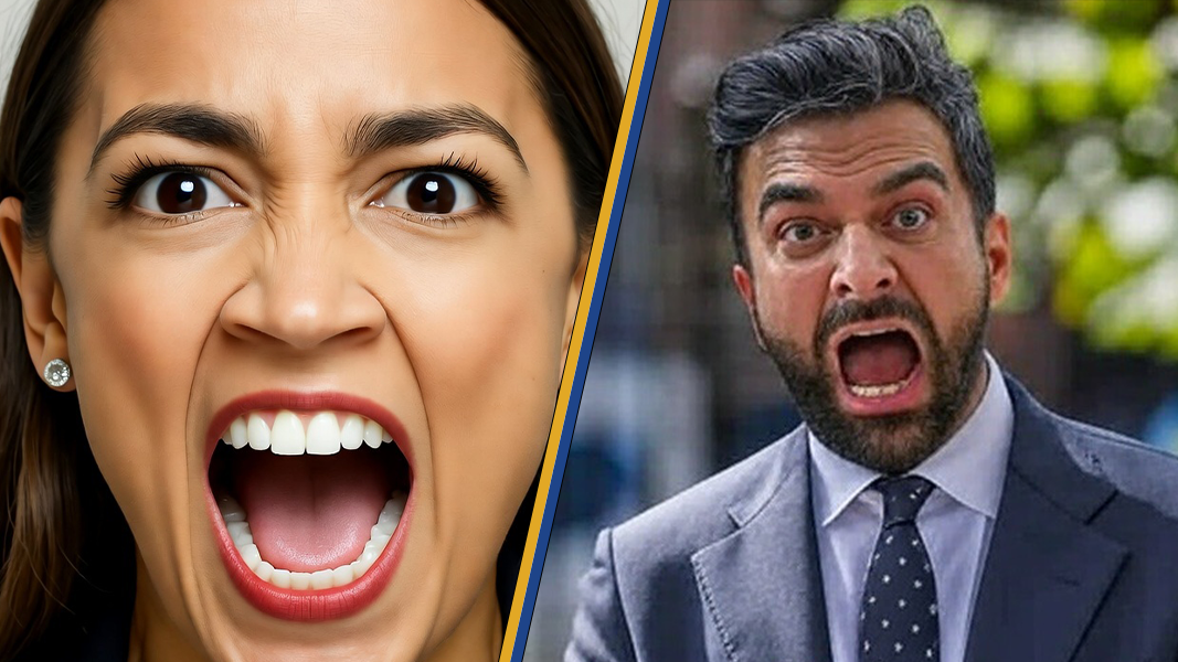 Two people expressing strong emotions, one woman and one man, both yelling with intense facial expressions in a split image.