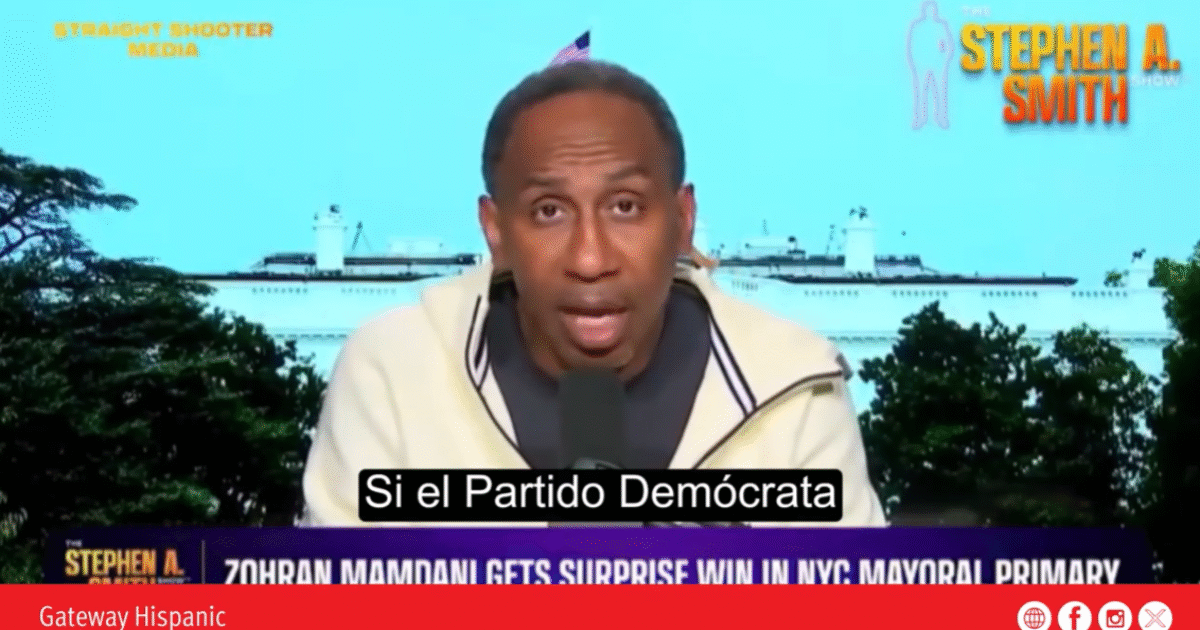 Stephen A. Smith discusses Zohra Mamdani's unexpected victory in the NYC mayoral primary on his show, highlighting implications for the Democratic Party.