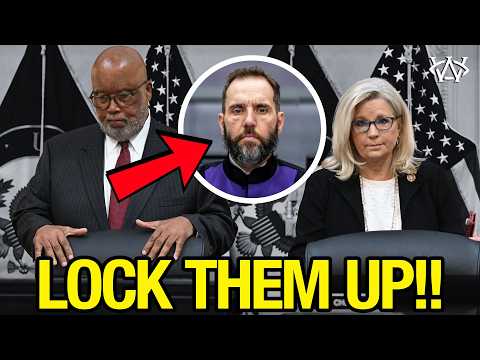 Image of a congressional hearing featuring two politicians expressing strong opinions, with a focus on a central figure and a bold message emphasizing accountability.