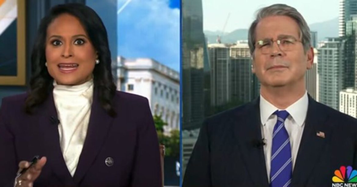WATCH: NBC Hack Kristen Welker’s Gotcha Attempt to Embarrass Treasury Secretary Scott Bessent on Inflation BACKFIRES When He Turns the Tables with a Brilliant Response