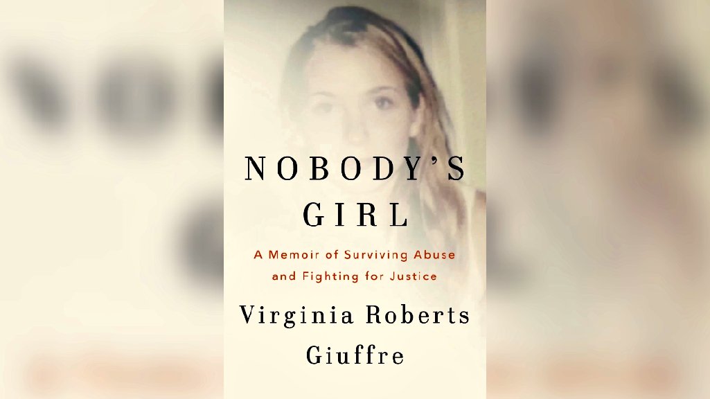 Cover of "Nobody's Girl" by Virginia Roberts Giuffre, highlighting themes of survival, abuse, and the pursuit of justice.