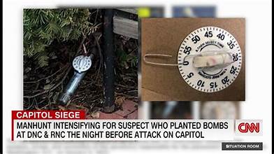 Image depicting a timer and bomb component linked to the manhunt for a suspect involved in planting explosives at the DNC and RNC prior to the Capitol attack.