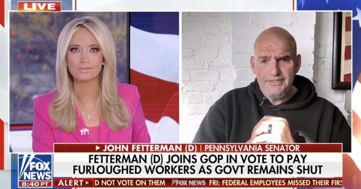 Sen. John Fetterman Urges Republicans to “NUKE the Filibuster” to Stop Future Shutdowns — Says Congress Should “Remove Our Power” to Close the Government