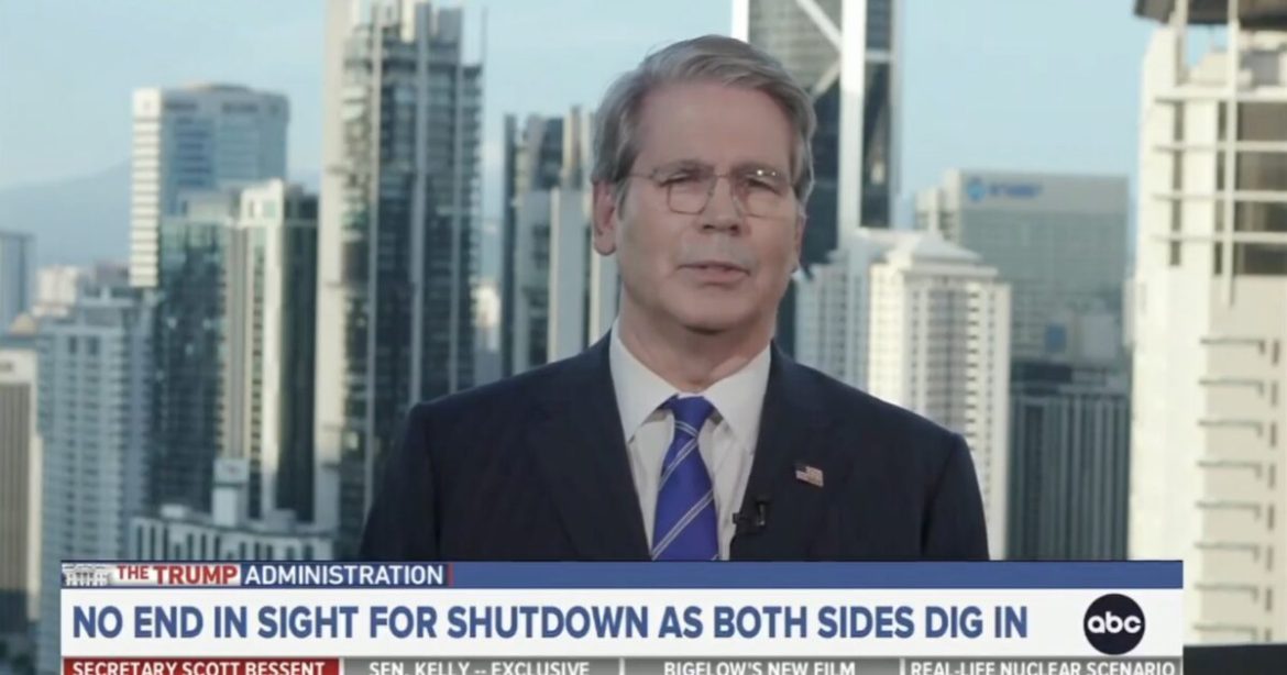 Treasury Secretary Scott Bessent FIRES BACK at ABC’s Martha Raddatz — Shreds Her Schumer Shutdown Narrative