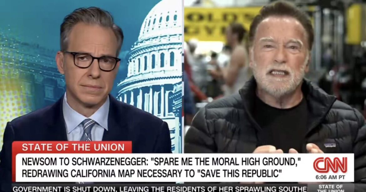 Former California Gov. Arnold Schwarzenegger SLAMS Gavin Newsom’s Democrat Gerrymandering Scheme — ‘There’s No Such Thing as Temporary, That’s Fantasy’