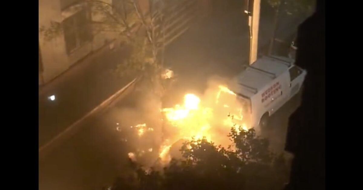 Multiple firefighters were injured after a car explosion in New York City. (Screenshot / @ABC7NY on X)