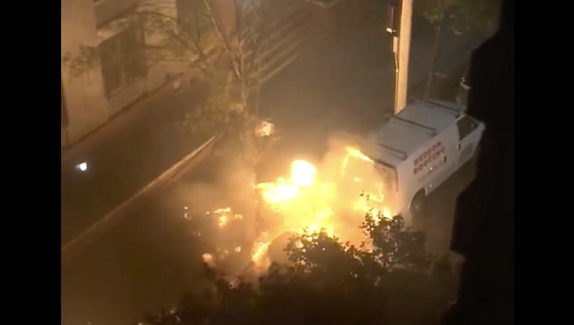 Multiple firefighters were injured after a car explosion in New York City. (Screenshot / @ABC7NY on X)