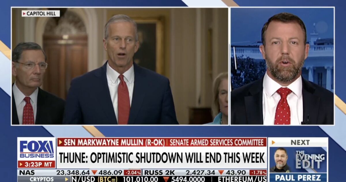 Senators discuss the potential end of the government shutdown during a Fox Business segment from Capitol Hill.