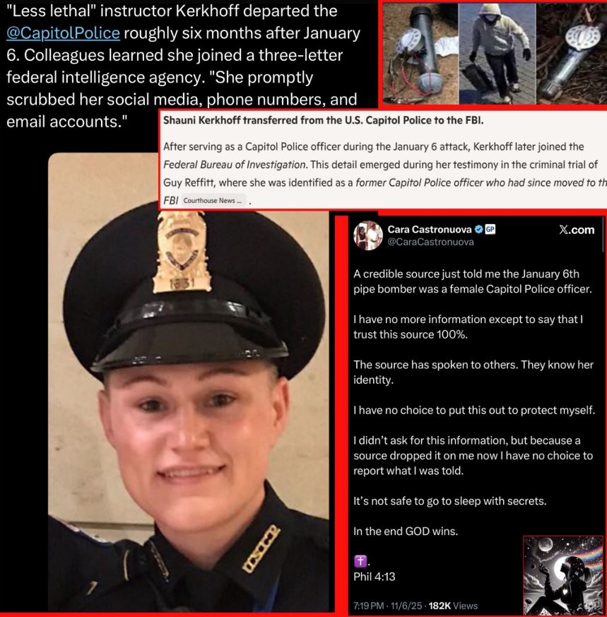 Shauni Kerkhoff, a former Capitol Police officer, transferred to the FBI after January 6, 2021, amid controversy and scrutiny regarding her role and actions.